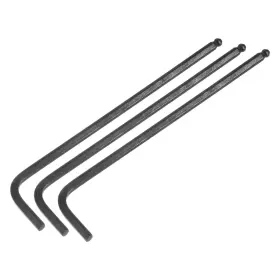 A24050700ux0812 Uxcell 3pcs 3mm Ball End Hex Key Wrench Metric L Shaped Long Arm Black