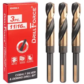 Valyriantool 941586104284 11/16 Inch X 6 Fractional Cobalt Silver Deming Drill Bits Hssco High Speed St