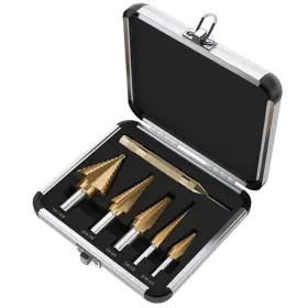 Vankcp 793610707611 Countersink Step Drill Bit Set With Automatic Center Punch Hss Cobalt Titanium U