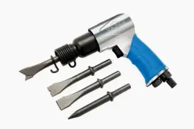 19750 Vaper Air Hammer And Chisel Set - Plus 4 Chiesels