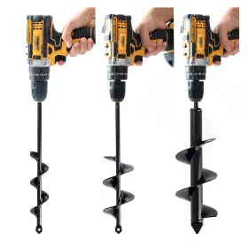 Vasgor 313094125116 Set 3 1.6x12 2.6x12 3.5x12 Auger Drill Bit For Planting - Easy Plante