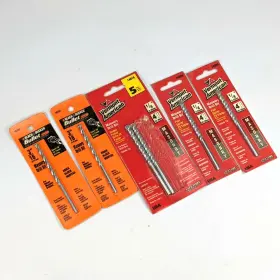 14016 Vermont Black And Decker Masonry Bit Lot 1/4 Inch 3/16 Usa - Carbide Tip