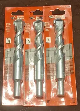 14032 Vermont American Lot Of 3 7/8 Inch Rotary Drill Bits Part #14032 New