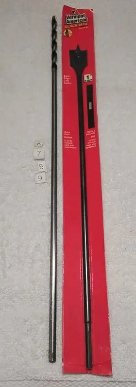 14436 Vermont American 2pc 5/16 Inch 18 &1 14 Wood Boring Drill Bit Set