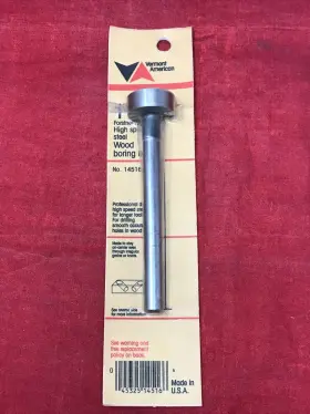 14516 Vermont American New 1 Inch Forstner Router Bit Wood Boring High Speed 4 Usa