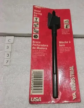 14564 Vermont American 1 Inch 6 Wood Boring Drill Bit Vintage New Usa