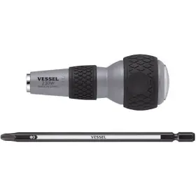 Vessel 840921121800 230w3 Ball Grip 1/4 Inch Hex. Bit Intrchngbl Tang