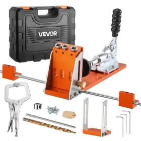 Vevor 197988170044 Pocket Hole Jig Kit 1/2 To 1-1/2 In Adjustable