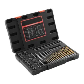 Vevor 197988181453 Screw Extractor Set With Drill Bits 54 Pieces Easy Out Nut Bolt Extractors And