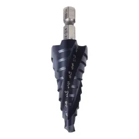 Vevor 197988886075 Step Drill Bit 1/4 To 3/4 Inch Hex Shank Tialn Coating Cobalt Hss Hi