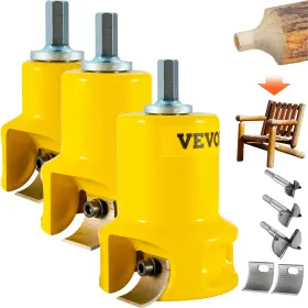 Kszychycy11526c91 Vevor Tenon Cutter Log Furniture Kit 1 Inch And 1.5 & 2 With Curved Blade For Home Diy