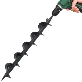 X23.6 Vidaxl 719883695303 Auger Drill Bit Steel 3 Inch