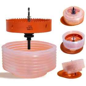 Vikiton 313092719751 6-1/8 Hole Saw For Recessed Lights Can 6 1/8 Dust Bowl Rece