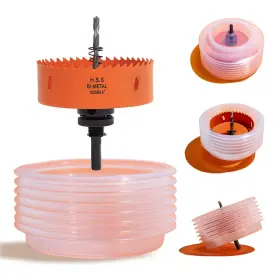 Vktby180 Vikiton 4 Hole Saw For Recessed Lights Inch Cutter With Dust Bowl Cat