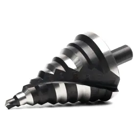 Vs-2i Vouyar 1/4 To 2 Inch Hss Step Drill Bit Metal Sheet 10 Sizes Extra Large Stepper