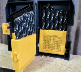 61618 Warrior Brad Point Wood Drill Bit Set 29 Pc