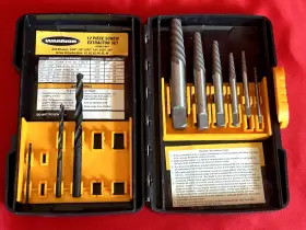 61981 Warrior Tools 12 Piece Screw Extractor Set Missing Bits