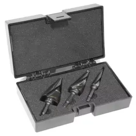 Wen 313105530571 Impact-duty Titanium Step Drill Bit Set With #1 #4 And #9 Bits 3-p