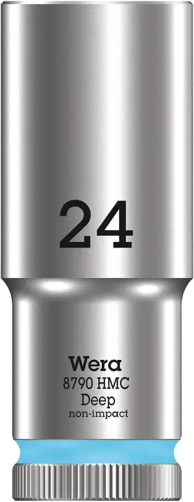 05004563001 Wera 8790 Hmc Deep 1/2 Inch -6-point Socket Sw 24 Cyan
