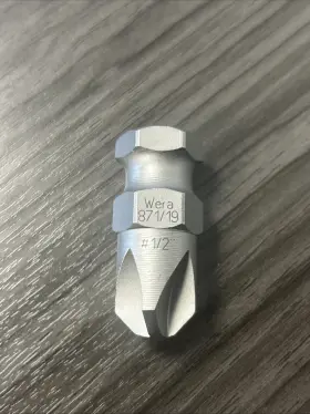 066750 Wera 871/19 Bit Torq Set 1/2 Inch /40 5/8 Drive Extra Tough