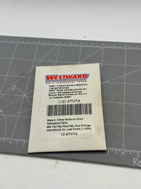 5tvt4 Westward Screw Machine Drill Bit 9/64 Inch 135 Split Point Straw/bronze Cobalt-12pk