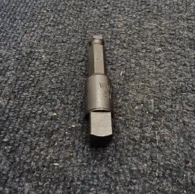 Sh-1614-7 White Qty 2 White-usa 7/16 Inch Hex To 1/2 Square Impact Socket Adapter
