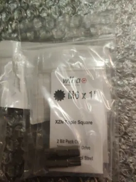 70146 Wiha Triple Square Xzn Insert Bit M6 X 25mm 2 Pieces Germany