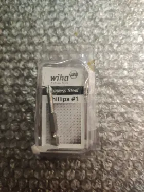 70401 Wiha Phillips Power Bit Stainless Steel #1 X 50mm Germany