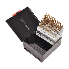 Wt01s0102 Winmax Tools Automotive 60pc Drill Bit Set M2 Hss High Speed Steel Bits #1-60 Metal Case