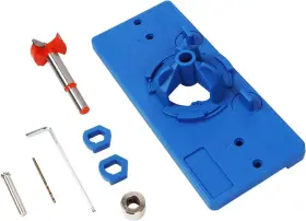 Wish Hally Wood 713923510272 Jig Accessories 35mm Concealed Hinge Kit Blue