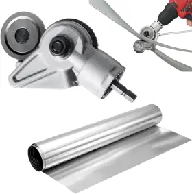 Wivzkao 445044143147 24in Aluminum Roll Flashing And Electric Drill Plate Cutter