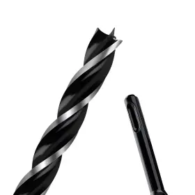 Wobllmx 725187721608 3/4 Inch X 12 Auger Drill Bit With Sds Plus Shank For Wood Tri Flute Ship