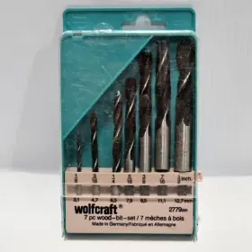 2779 Wolfcraft 7pc Wood Bit Set Made In Germany