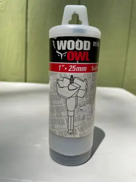 05101 Wood Owl New Self Feed Boring Bit 1 Inch Or 25mm For 1/2 Pipe Selfeed
