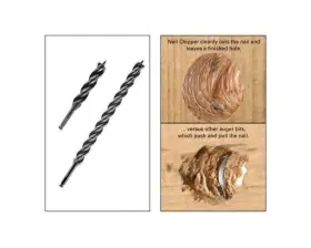 Woodowl 841271037094 03709 Tri-cut 3/4-inch By 7-1/2-inch Nail Chipper Auger Bit