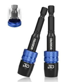 004623 Workpro 2pcs 3 Inch Drill Screwdriver Bit Holder For Impact Driver Extension