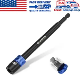 124820 Workpro 6ftft Drill Bit Extension Adapter 1/4ftft Hex Screwdriver Holder