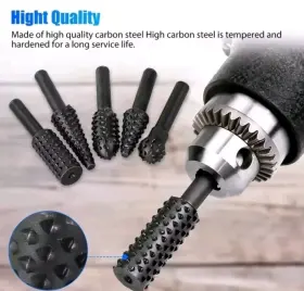 Wowpartspro 619960792971 5pcs 1/4ftft Drill Bit Set Cutting Tools For Woodworking Knife Wood Carving Tool
