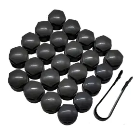 108f2191 Xukey Wheel Center Caps For Audi 20pcs 25mm 20mm/0.78in Diameter Black