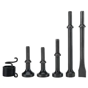 Nq-0078 Yaekoo 6pcs Smoothing Air Hammer Tools Kit 0.4ftft Shank Pneumatic Chisel