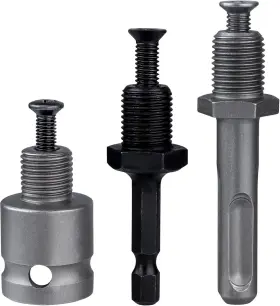 Gy0550 Yakamoz 3pcs 1/2-20 Unf Mount Thread Drill Chuck Shank Adapter Set Sds-plus For