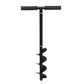 Yiyibyus 744110334388 Hand Post Hole Digger With Rubber Non-slip Handles Spiral Drill Planter Bit For