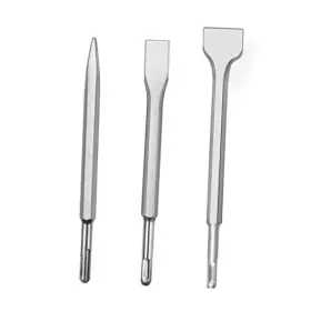 Sds-3pfc Yomnee Sds-plus Hammer Drill Chisel Set Rotary Bits 3pcs Including Point