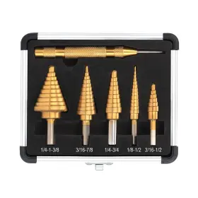 Step-5 Yougfin Step Drill Bits 5 1pcs Hss Titanium Bit Set 50 Sizes Hig