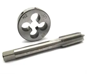 Yoyo Tools 791319313119 Hss M12 X 1.25mm Metric Threading Tap And Round Die Right Hand