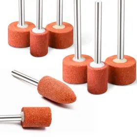 42pcs-grinding Yurinwoo 42 Pcs Sanding Bits Aluminium Oxide Grinding Stone Set With 1/8 Inch Shank Compatib