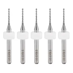 Zaplyte 041814500546 5pcs 0.9mm Tungsten Carbide Cnc Engraving Print Circuit Board Pcb Drill Bits