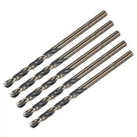 4341 Zaplyte 041814716879 5pcs Straight Shank Twist Drill Bits 3.2mm Hss With