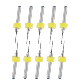 Zaplyte 619668139535 10 Pcs 1/8 Inch Shank Pcb Drill Bits Engraving Print 0.7mm Rotary Tool