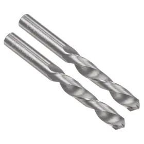 Zaplyte 641832951476 2pcs 5mm C2 K20 Tungsten Carbide Straight Shank Spiral Flutes Twist Drill Bit